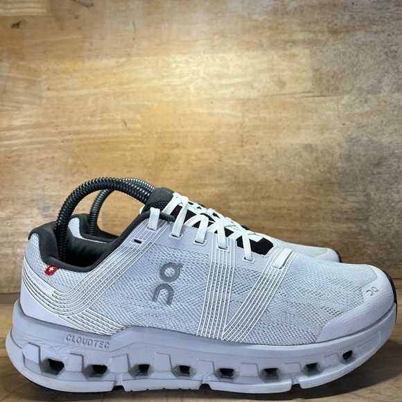 On Running Shoes - On CloudGo REFLECTIVE Womens Size 9 Running Shoes Sneakers White Glacier Gray